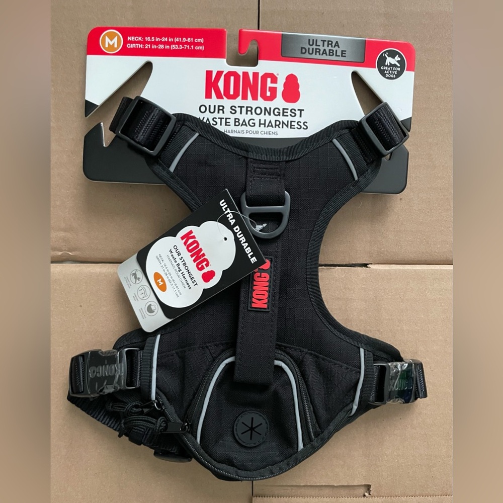 KONG Ultra Durable Black Harness
